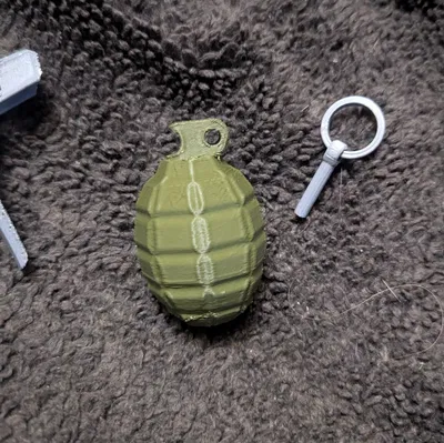 Mô hình quả lựu đạn 3D (Grenade Prop) có chốt an toàn tháo rời