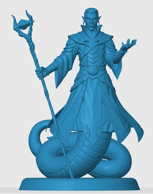 Mô hình 3D Yuan-ti Warlock cho game tabletop và Dungeons & Dragons - Image 2