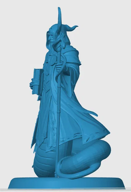 Mô hình Yuan-ti Wizard in 3D cho trò chơi tabletop và D&D - Image 3