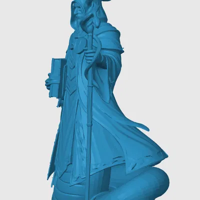 Mô hình Yuan-ti Wizard in 3D cho trò chơi tabletop và D&D
