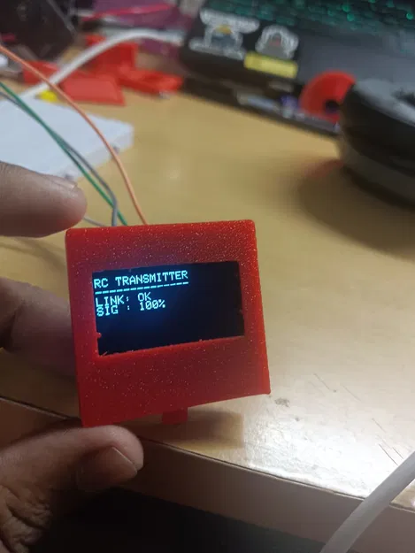 Vỏ hộp bảo vệ màn hình OLED 1.3 inch SSH1106 - Thiết kế không cần ốc vít - Image 1