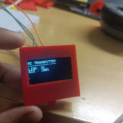 Vỏ hộp bảo vệ màn hình OLED 1.3 inch SSH1106 - Thiết kế không cần ốc vít