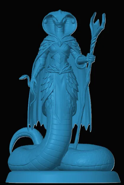 Mô hình 3D Yuan-ti Druid cho trò chơi nhập vai (Tabletop RPG) - Image 1