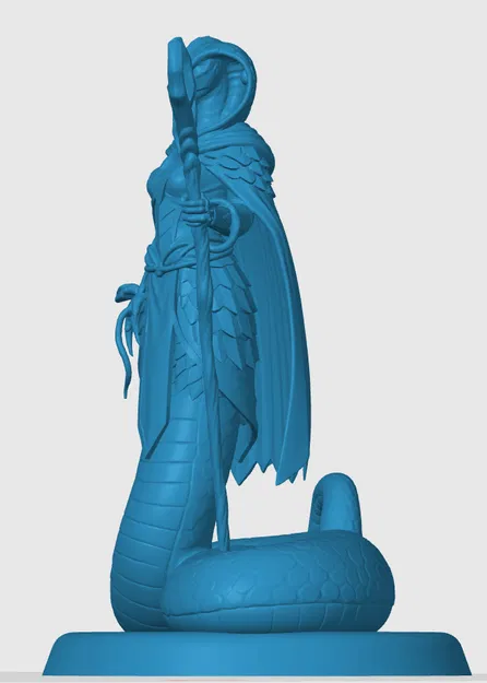 Mô hình 3D Yuan-ti Druid cho trò chơi nhập vai (Tabletop RPG) - Image 2