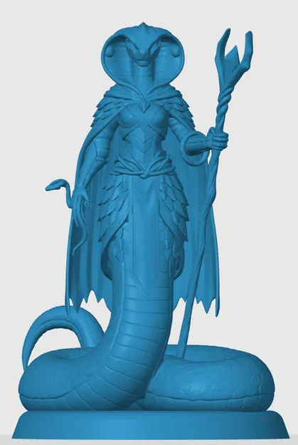 Mô hình 3D Yuan-ti Druid cho trò chơi nhập vai (Tabletop RPG) - Image 3