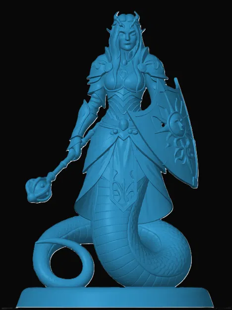 Mô hình Yuan-ti Cleric 3D: Nhân vật đầy quyền năng cho bàn game RPG - Image 1