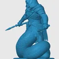 Mô hình Yuan-ti Rogue in 3D cho game nhập vai D&D - Thumbnail 3