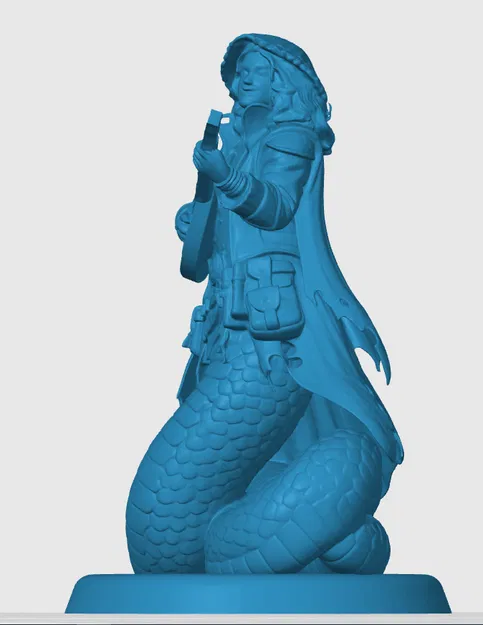 Mô hình in 3D Yuan-ti Bard độc đáo cho game nhập vai D&D - Image 2