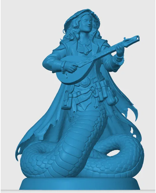 Mô hình in 3D Yuan-ti Bard độc đáo cho game nhập vai D&D - Image 3