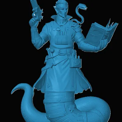 Mô hình Yuan-ti Artificer - Nhân vật độc đáo cho game nhập vai D&D