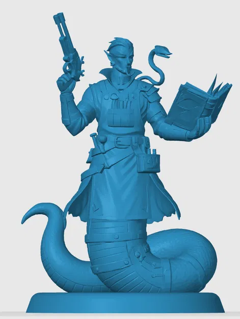 Mô hình Yuan-ti Artificer - Nhân vật độc đáo cho game nhập vai D&D - Image 3