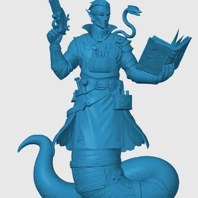 Mô hình Yuan-ti Artificer - Nhân vật độc đáo cho game nhập vai D&D