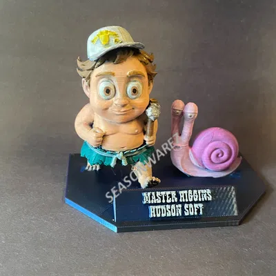 Master Higgins - Mô hình nhân vật trong Adventure Island (NES)