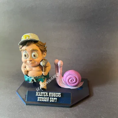 Master Higgins - Mô hình nhân vật trong Adventure Island (NES)