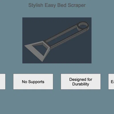 Dụng cụ nạy bàn in 3D an toàn, không làm trầy xước bàn in