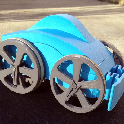 Mô hình xe đồ chơi lắp ráp sáng tạo - File in 3D cho bé