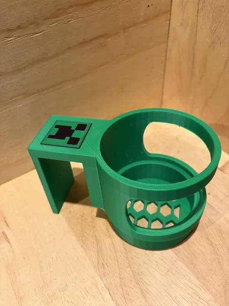 Giá đỡ bình nước Minecraft Creeper - Gắn vừa gỗ 2x4 - Image 1