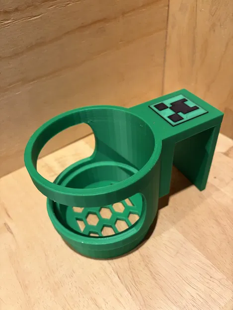 Giá đỡ bình nước Minecraft Creeper - Gắn vừa gỗ 2x4 - Image 2