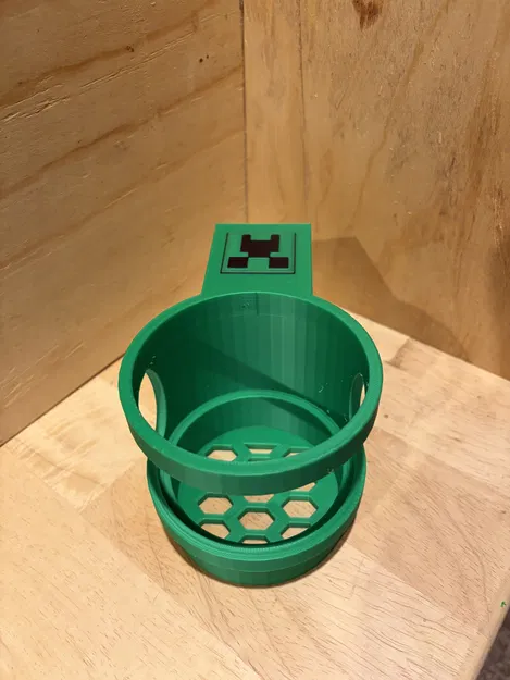 Giá đỡ bình nước Minecraft Creeper - Gắn vừa gỗ 2x4 - Image 3