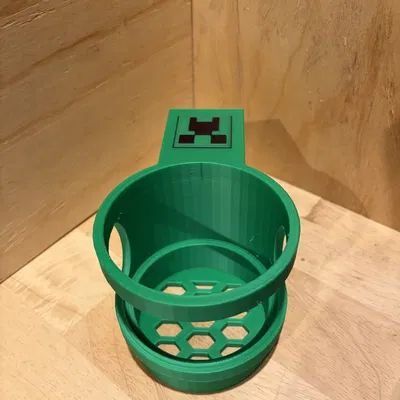 Giá đỡ bình nước Minecraft Creeper - Gắn vừa gỗ 2x4