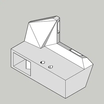 Fan duct cho Kingroon KP3S (hotend E3D v6, titan extruder)