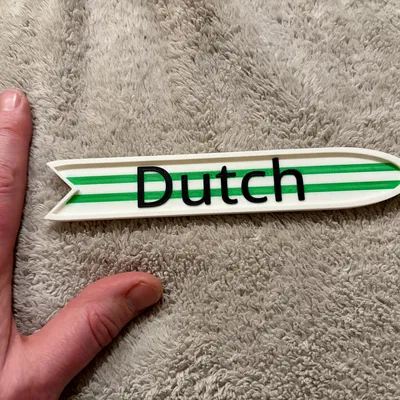 Bảng Tên Hình Ván Lướt Sóng (Có Thể Tùy Chỉnh)