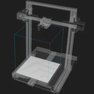 Hình ảnh bàn in Creality Ender 3 S1 Pro / S1 / S1 Plus cho Cura