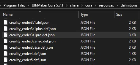 Hình ảnh bàn in Creality Ender 3 S1 Pro / S1 / S1 Plus cho Cura - Image 4