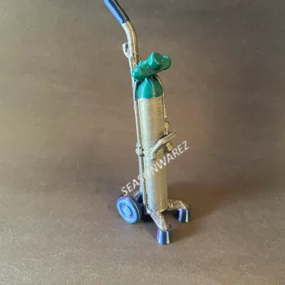 Bình Oxy Di Động - Mô hình xe đẩy “Green Top”