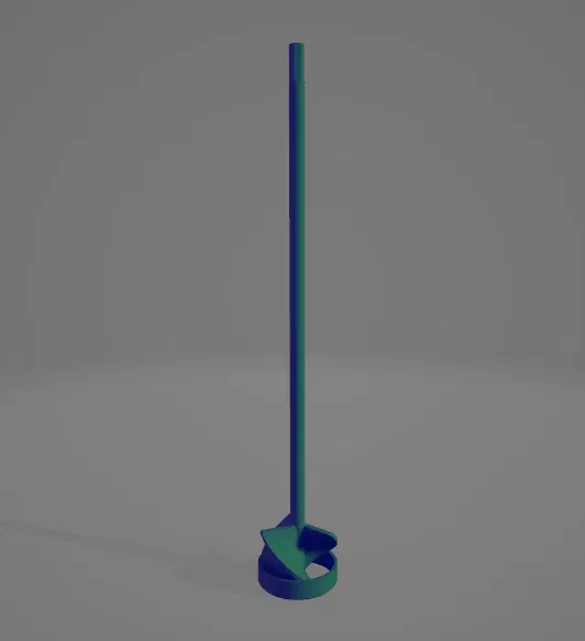 Cây khuấy sơn 3D cỡ lớn cho máy khoan cầm tay - Image 2