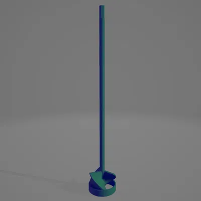 Cây khuấy sơn 3D cỡ lớn cho máy khoan cầm tay