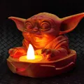 Baby Yoda - Đế cắm nến LED - Thumbnail 2