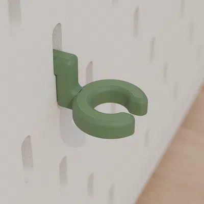 Giá treo dây cáp đơn cho bảng Skadis - Tùy chỉnh linh hoạt