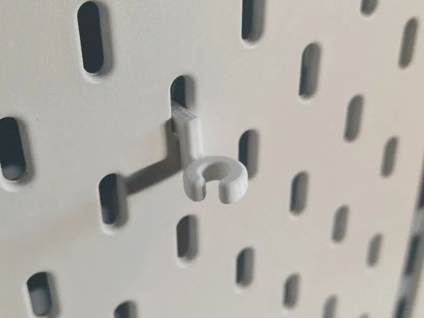 Giá treo dây cáp đơn cho bảng Skadis - Tùy chỉnh linh hoạt - Image 3