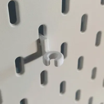 Giá treo dây cáp đơn cho bảng Skadis - Tùy chỉnh linh hoạt