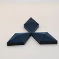 Mô hình Logo Mitsubishi 3D - Thumbnail 1