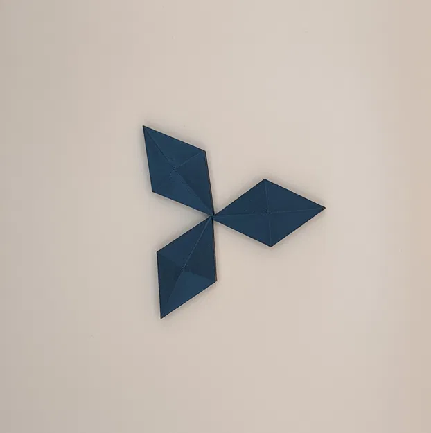 Mô hình Logo Mitsubishi 3D - Image 2