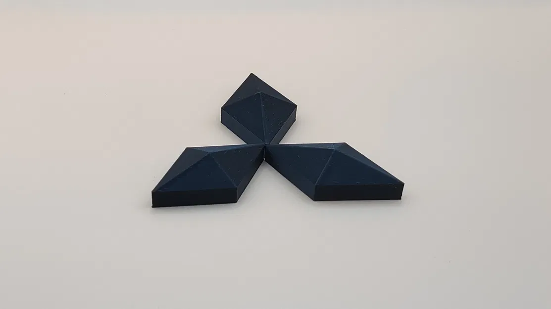 Mô hình Logo Mitsubishi 3D - Image 3