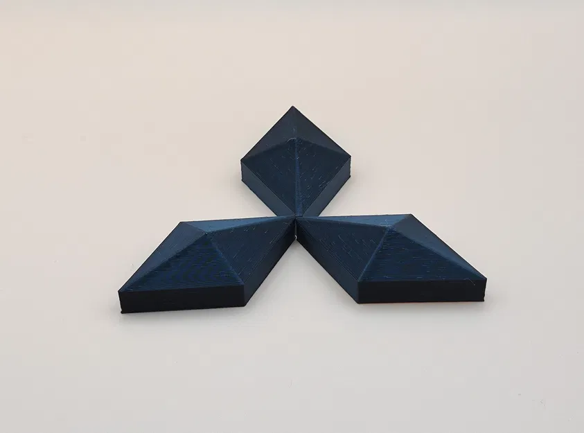 Mô hình Logo Mitsubishi 3D - Image 4