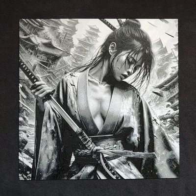 Mô hình Samurai girl HueForge
