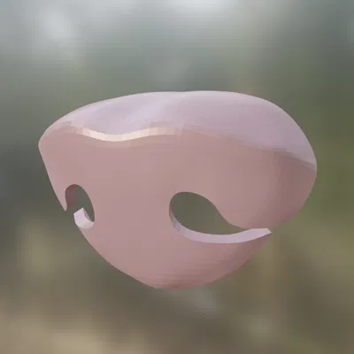 Mô hình mũi chó 3D (Pickable fursuit nose) cho Fursuit hoàn hảo
