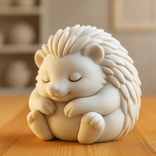 Mô hình chú nhím Dreamy Hedgehog Sculp dễ thương cho máy in 3D - Image 1