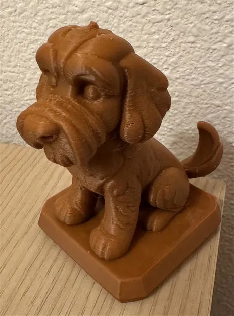 Mô hình tượng chó Labradoodle in 3D trang trí bàn làm việc - Image 1