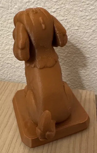 Mô hình tượng chó Labradoodle in 3D trang trí bàn làm việc - Image 4