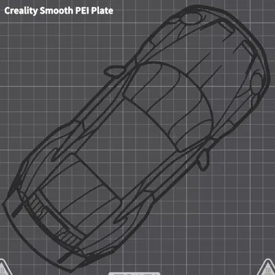 Mô hình treo tường Porsche 911 GT3 - Silhouette xe thể thao đẳng cấp