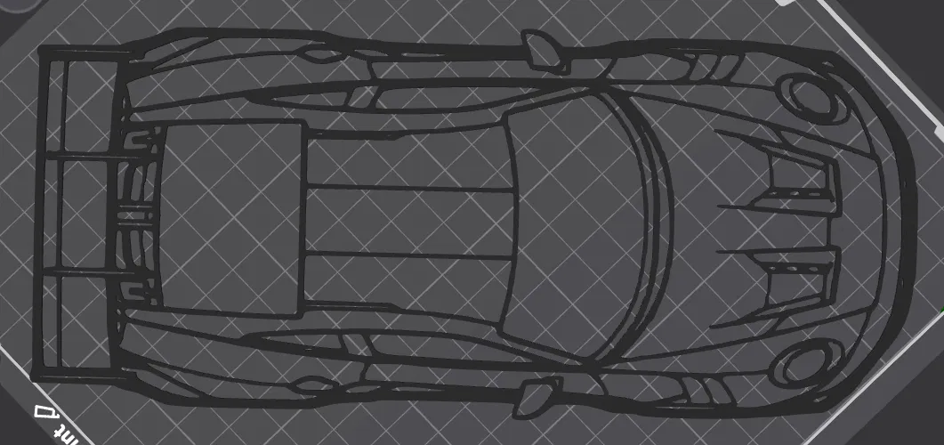 Mô hình treo tường Porsche 911 GT3 RS thiết kế độc đáo - Image 2