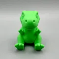 Mô hình khủng long T-Rex dễ thương – Tượng nhỏ để bàn - Thumbnail 3