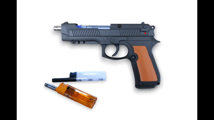 Vỏ bật lửa hình khẩu súng - Image 1