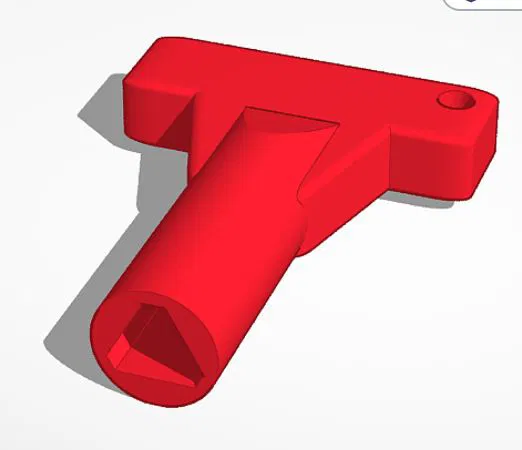 Chìa khóa tam giác khẩn cấp cho thang máy (phiên bản châu Âu) - Image 1