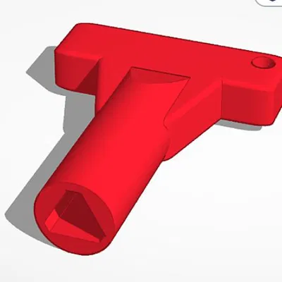 Chìa khóa tam giác khẩn cấp cho thang máy (phiên bản châu Âu)